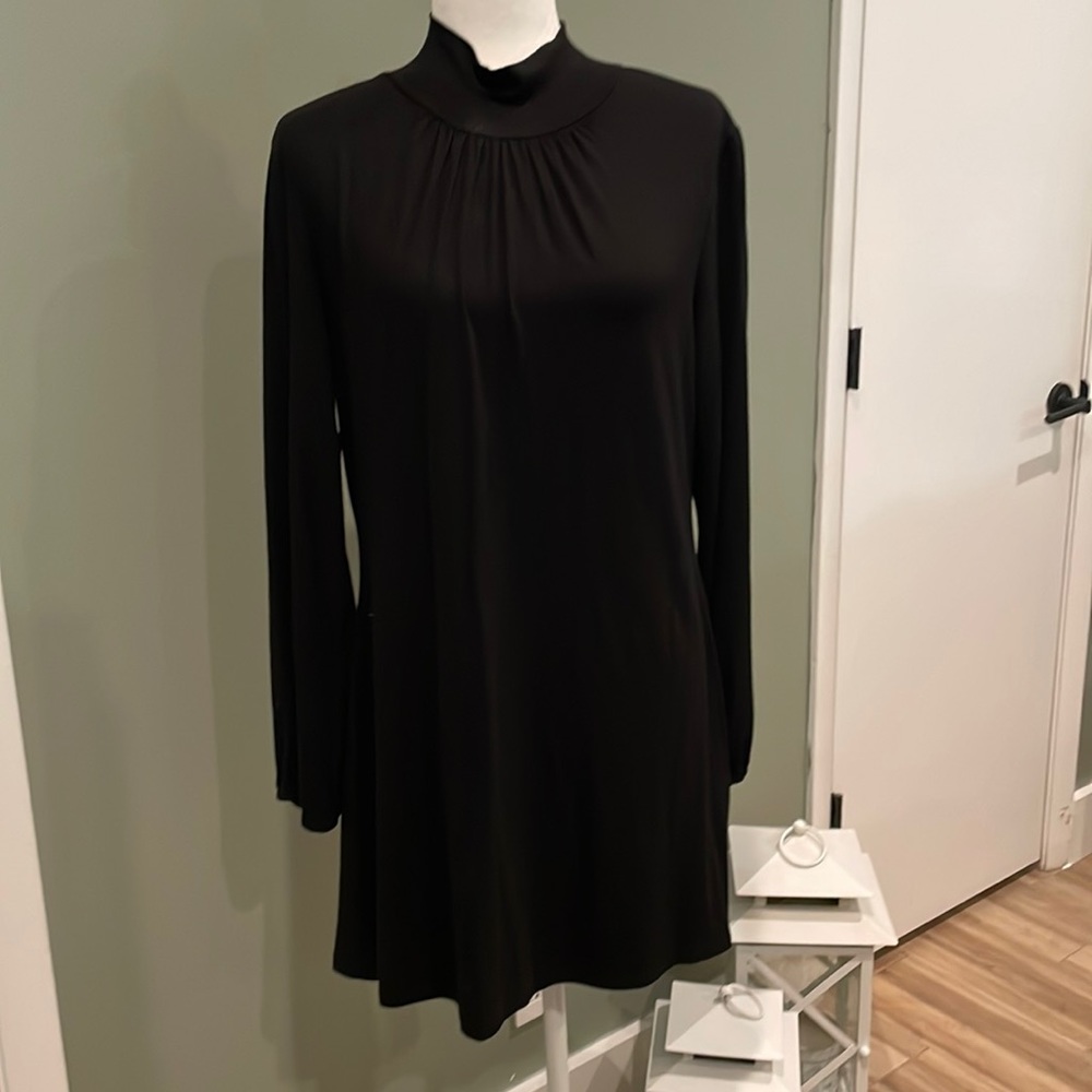 Michael Kors mock turtleneck mini dress long sleeve
